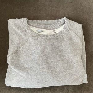 Grey aerie crew neck sweatshirt